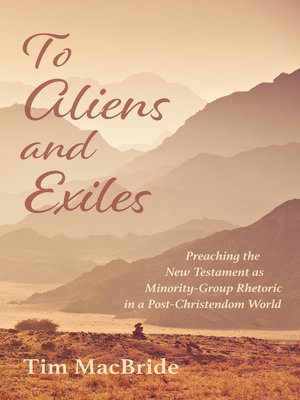 cover image of To Aliens and Exiles